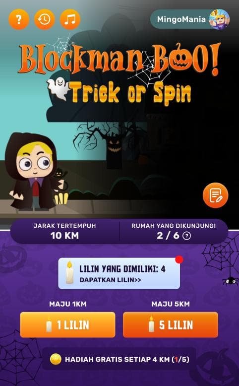 Blockman Go - Trick Or Spin