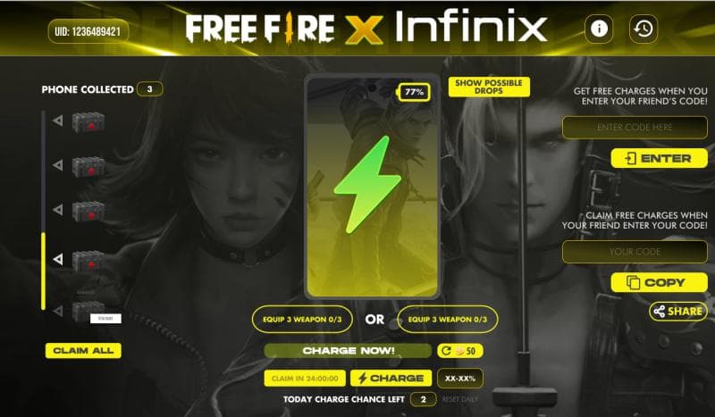 Free Fire - FF X Infinix